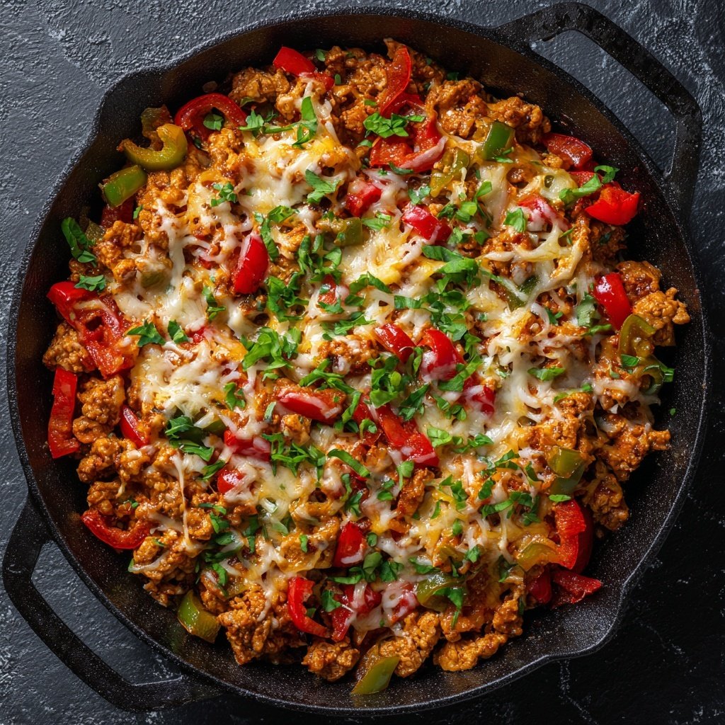 Ground Chicken Taco Skillet