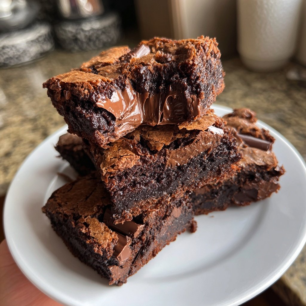 Fudgy Discard Brownies With Cocoa