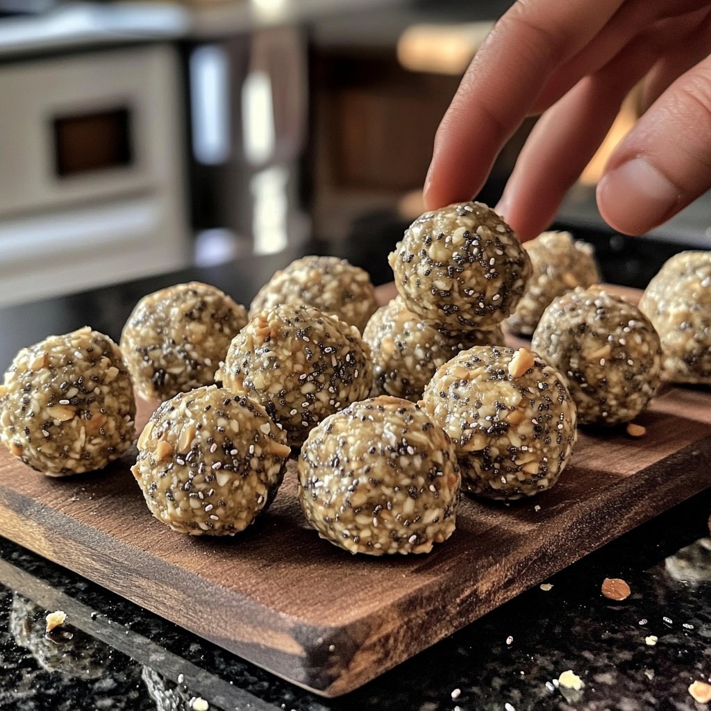 Protein Balls with Chia Seeds