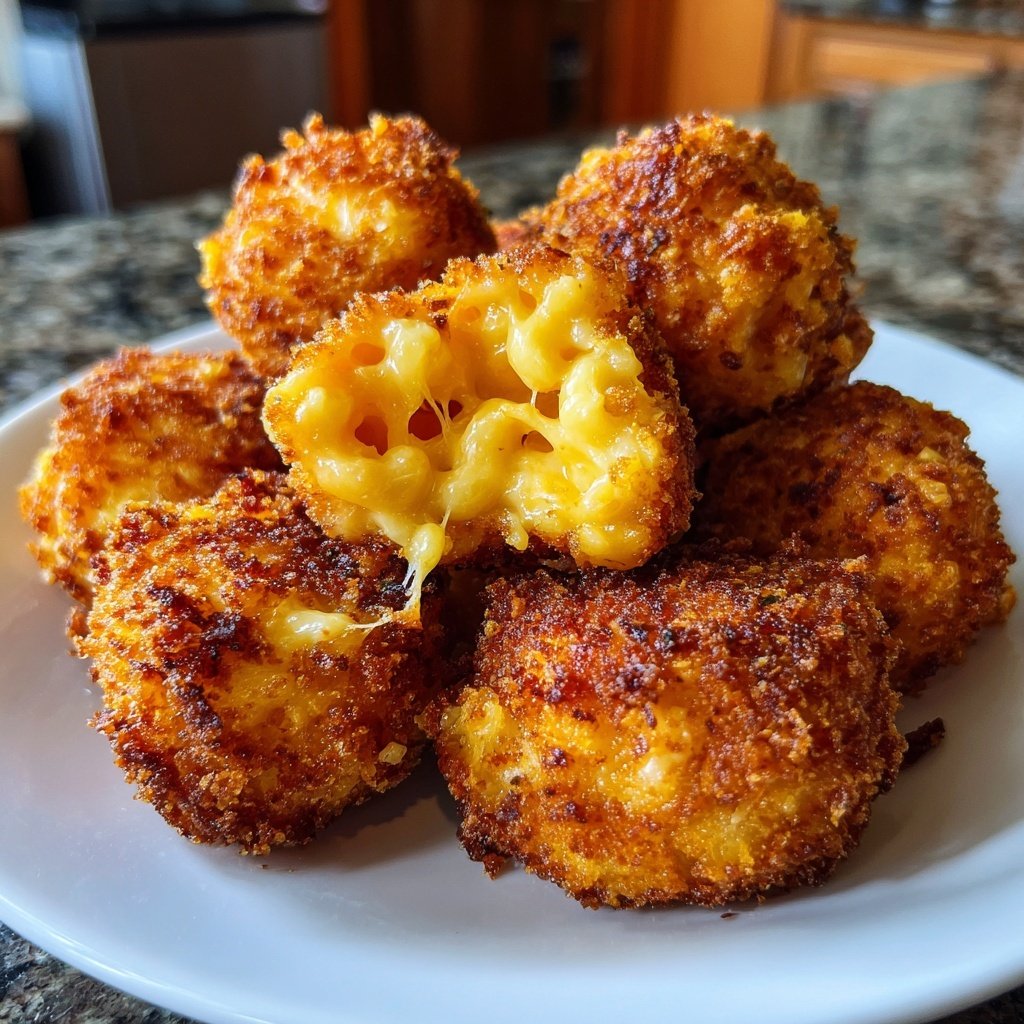 Fried Mac and Cheese Bites
