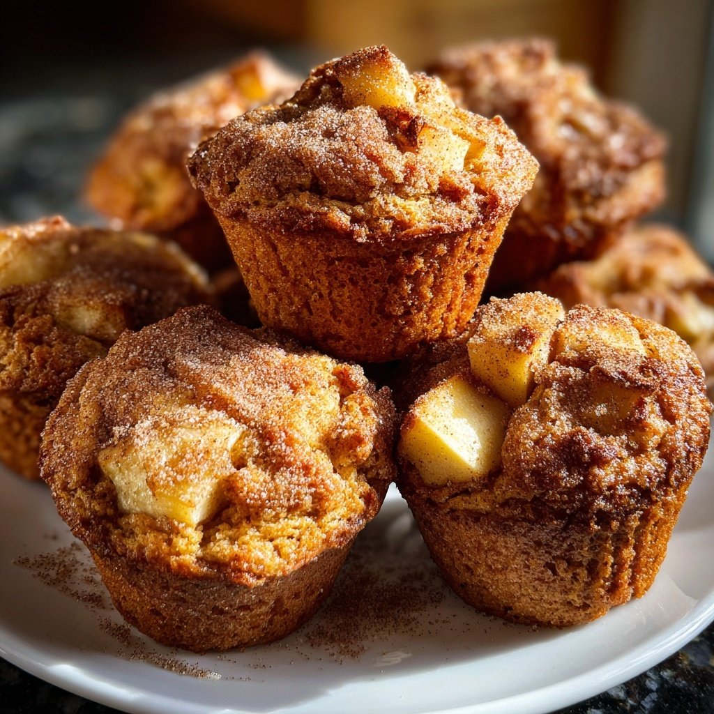 Cinnamon Apple Breakfast Muffins