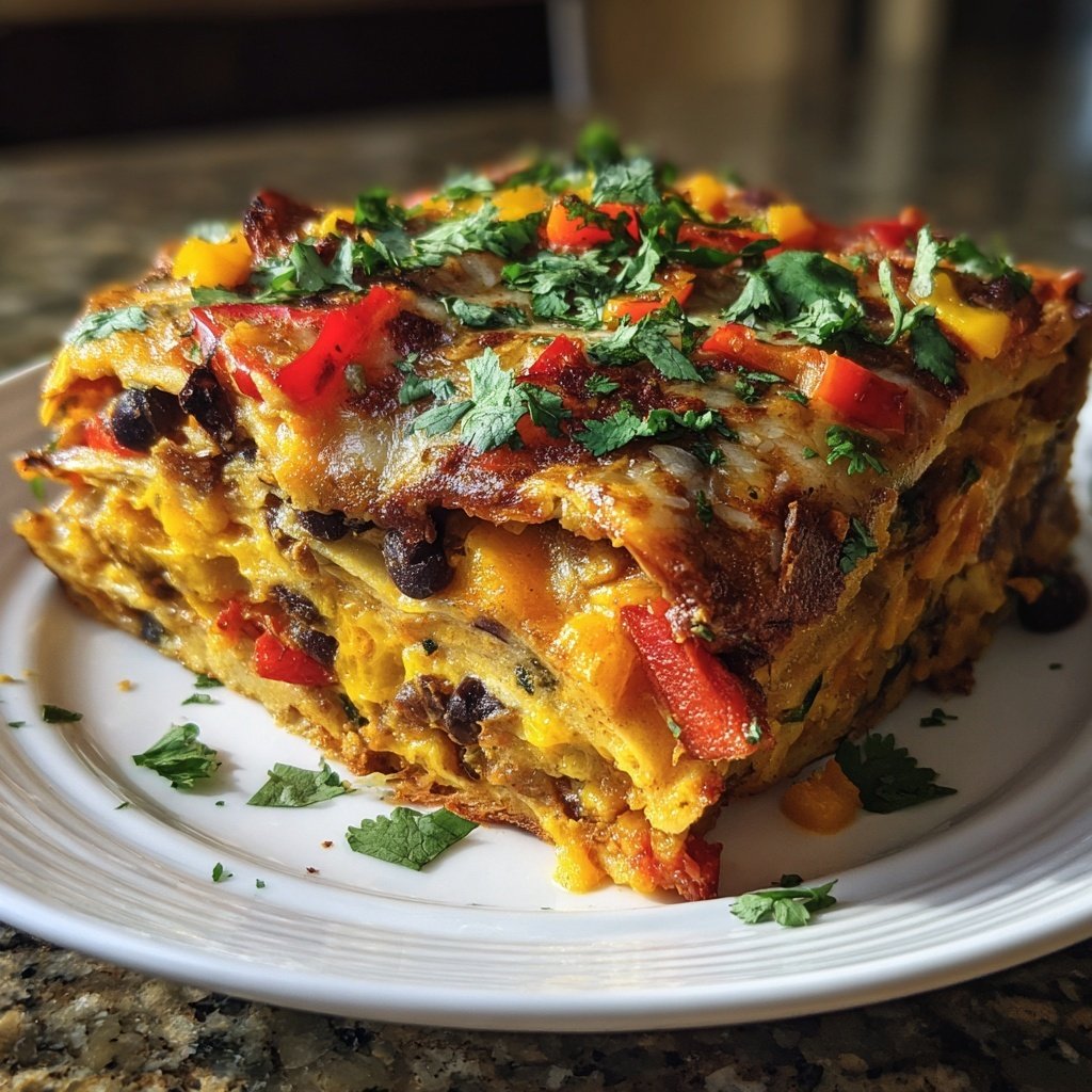 Sunday Vegetable Enchilada Bake