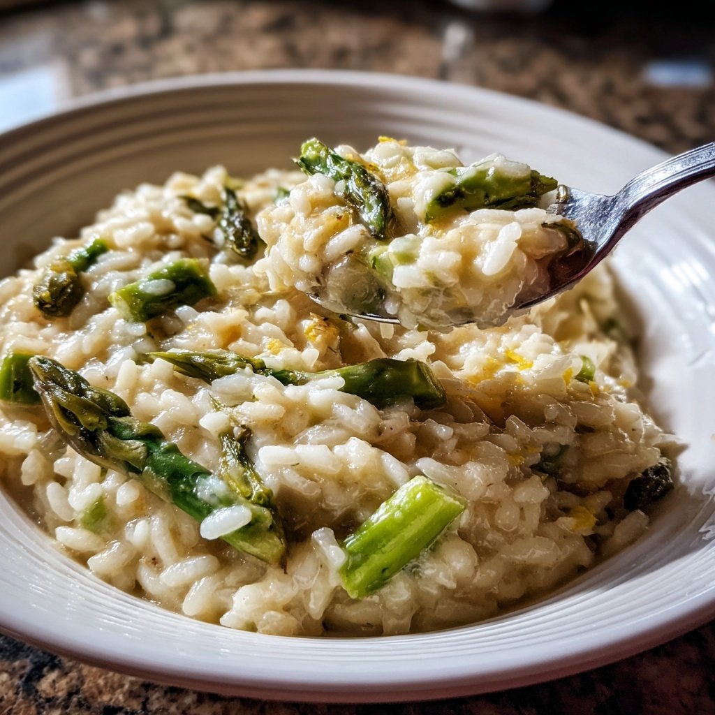 Romantic Asparagus Lemon Risotto