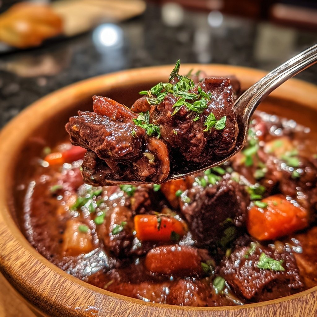 Slow Cooker Beef Bourguignon