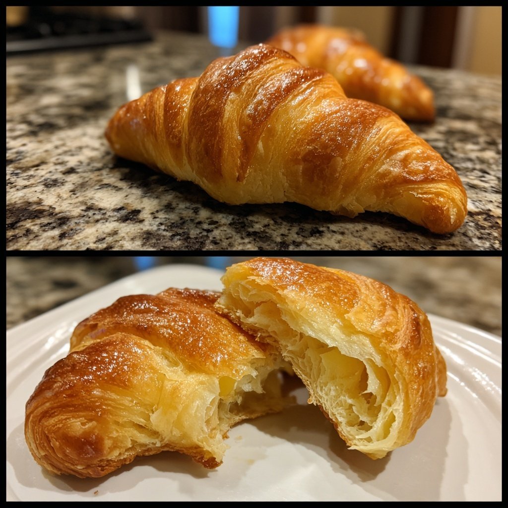 Buttery Homemade Croissants