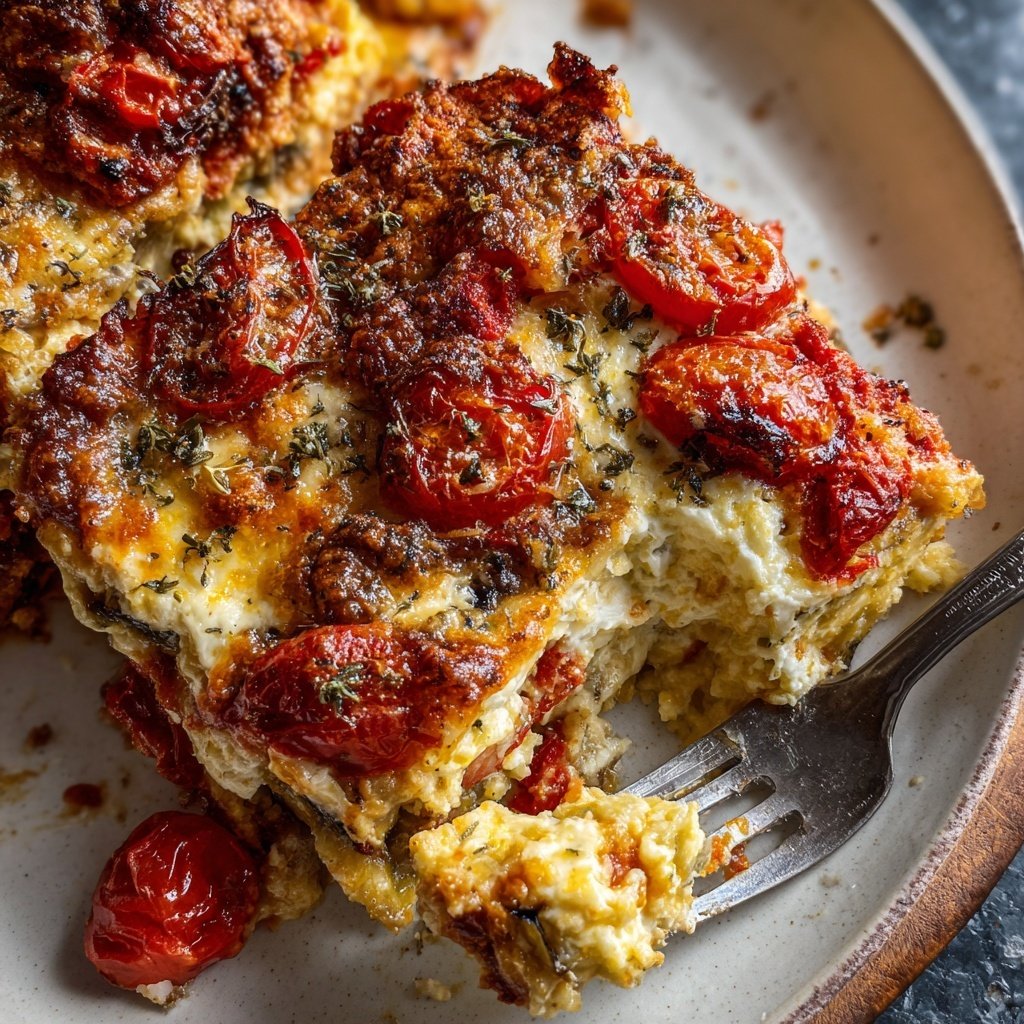 Baked Eggplant Tomato Ricotta Bake
