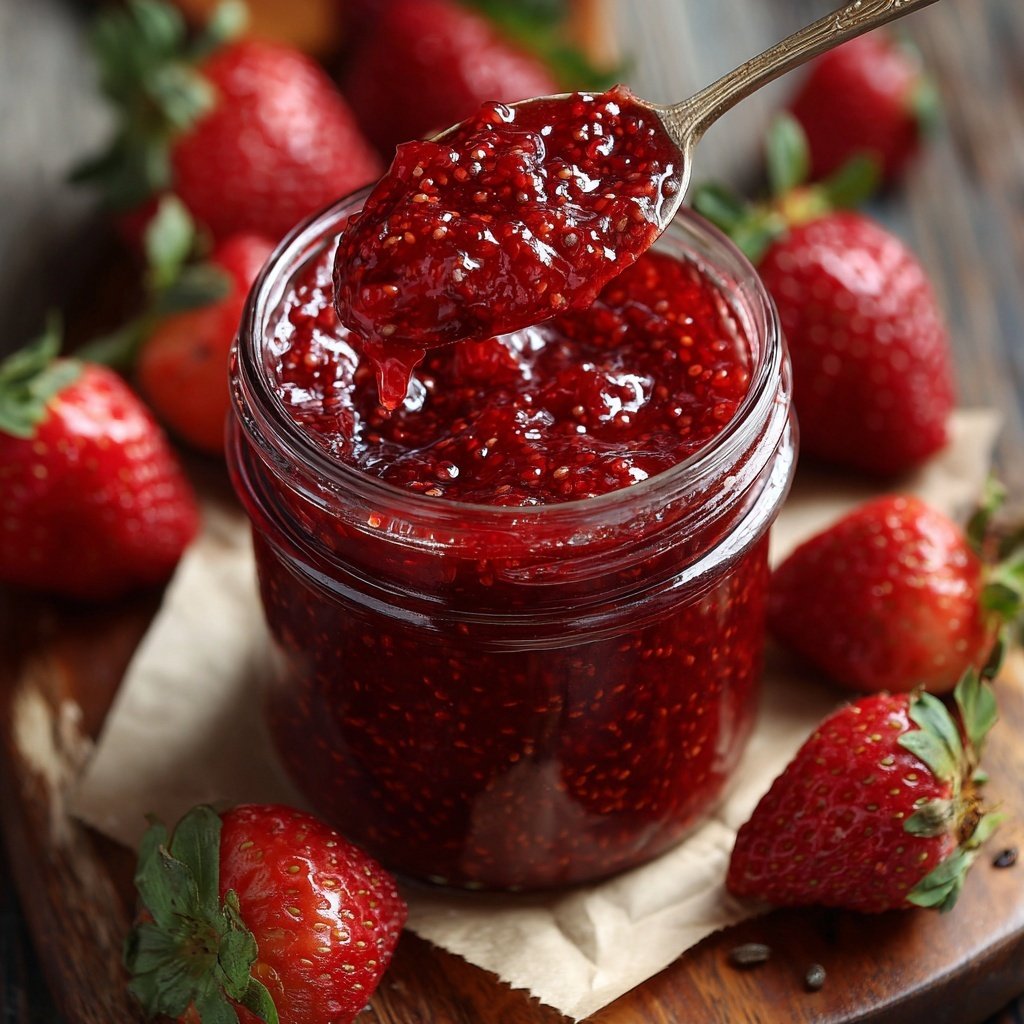 Easy Strawberry Chia Jam