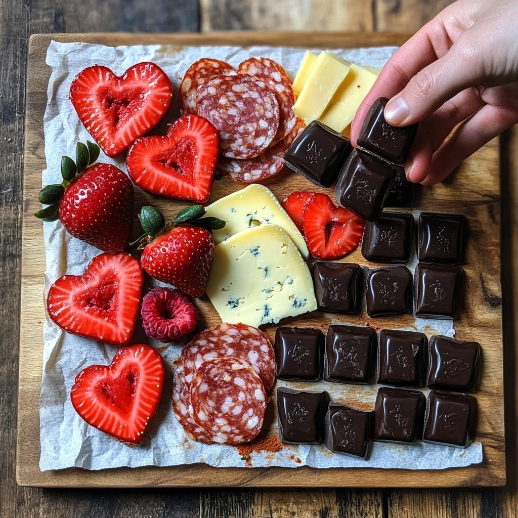 Valentines Day Charcuterie Board