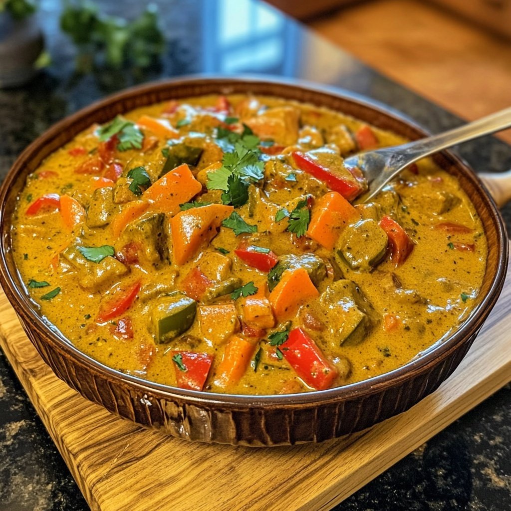 Jamaican Coconut Vegetable Curry