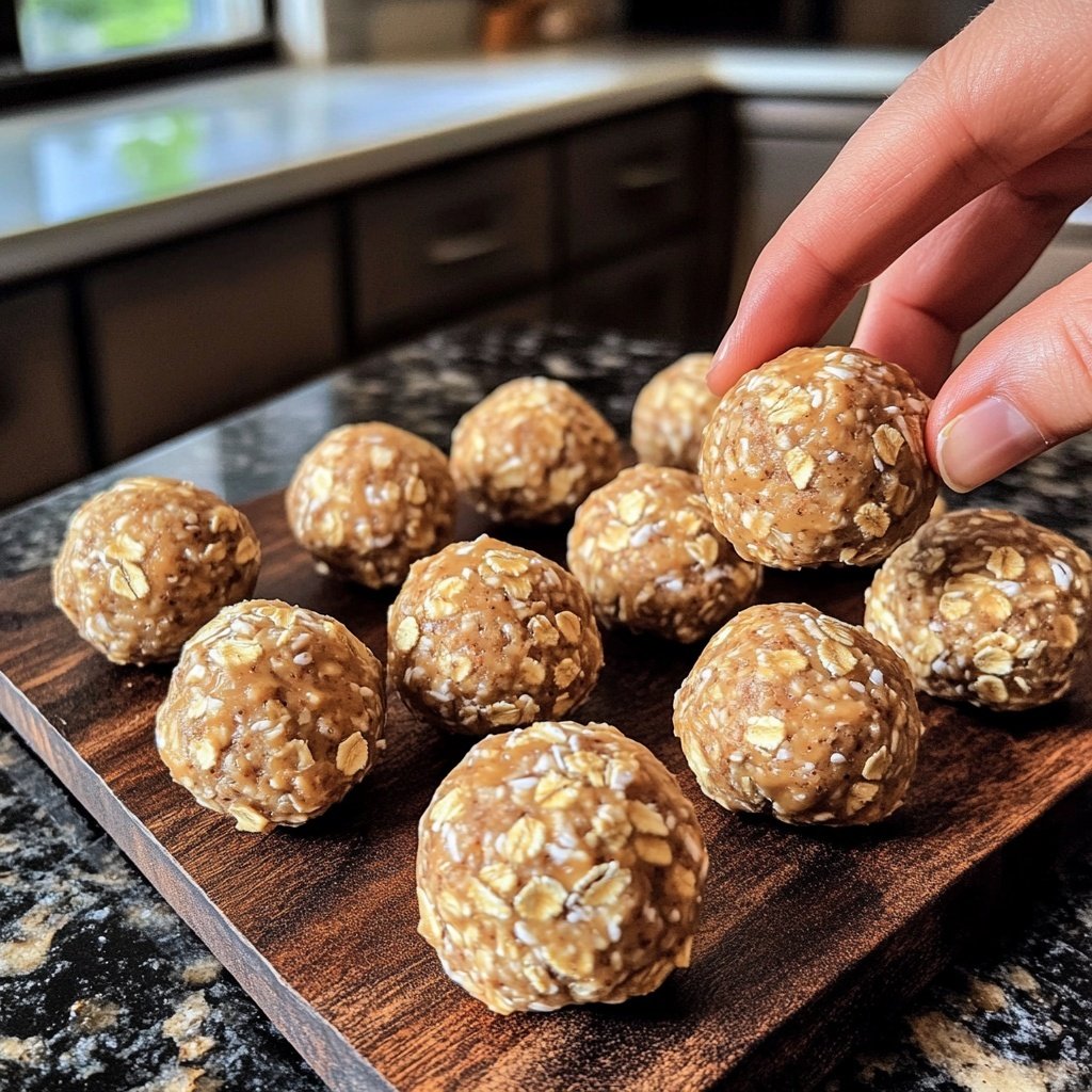 Protein Balls with Peanut Butter and Oats