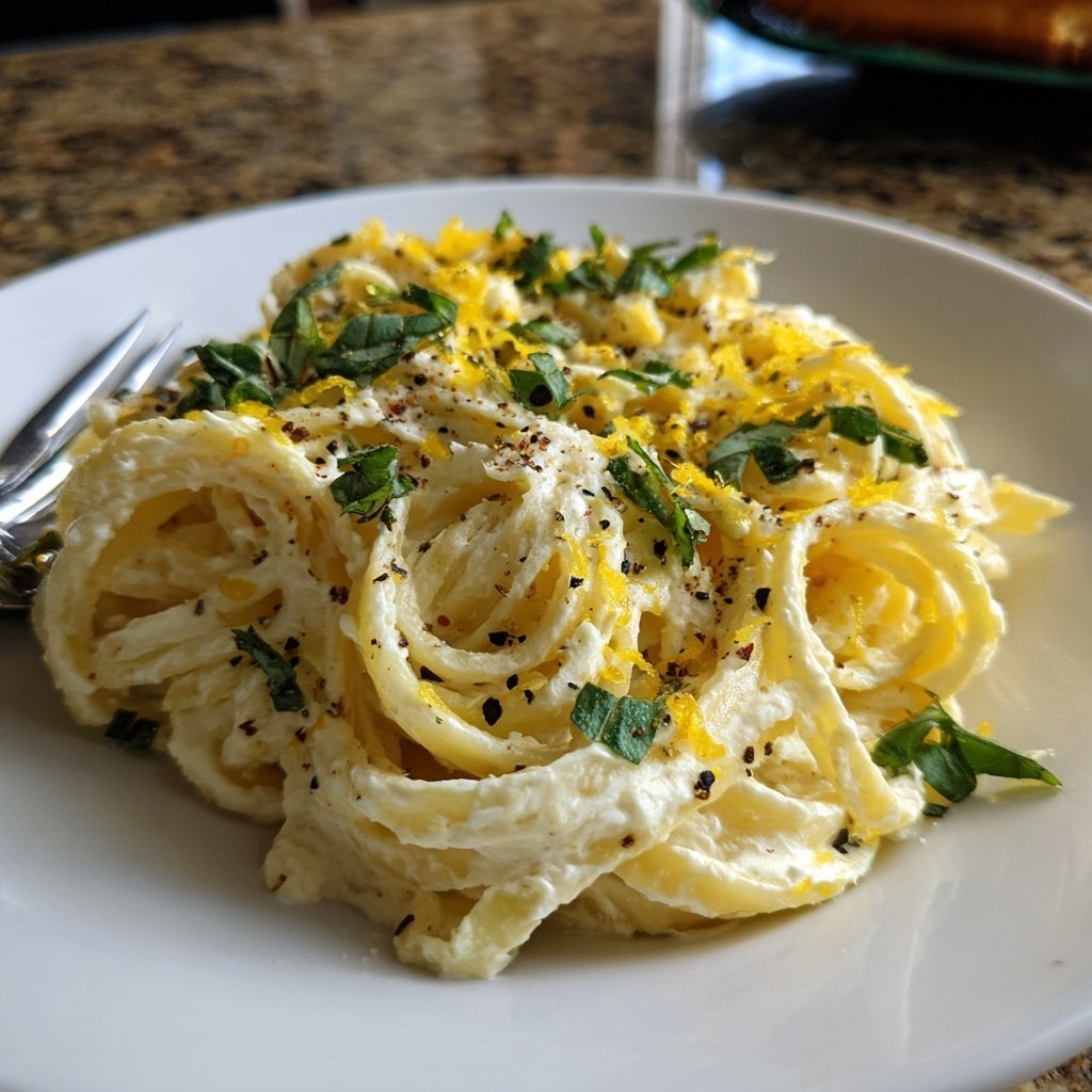 Romantic Lemon Ricotta Pasta