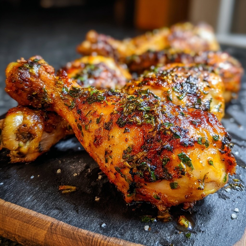 Crispy Oven Baked Chicken Drumsticks