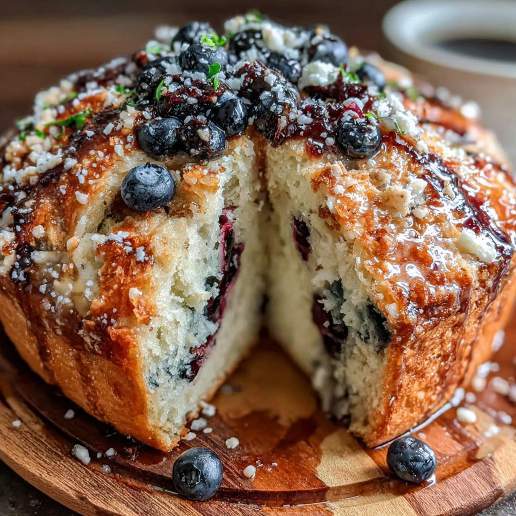 Lemon Blueberry Sourdough Bread Bakery Style